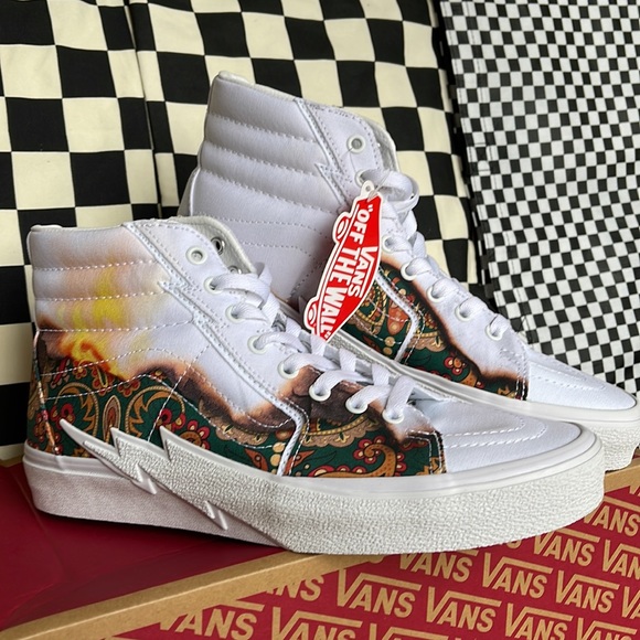 Vans Sk8-Hi Bolt Big Reveal True White/P WMNS sneakers - Picture 7 of 16